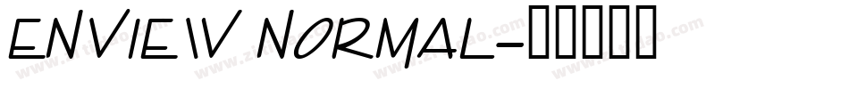 Enview Normal字体转换